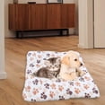 thumbnail image 1 of Soft Warm Pet Bed Mat Sleeping Mat Reversible Machine Washable Pet Bed Liner Dog White, 1 of 7
