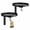 2PCS, variant on Wall-Mounted Metal Bird Bath Basin Feeder with Hook for Deck Fence Deck Mounted, Bracket Waterer, Fence Compatible, Bird Bath Tray