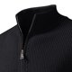thumbnail image 3 of Ceisia Warm Stretchy Men's Slim Fit Stand-Collar Zip-Up Ribbed Knit Cardigan Gift, 3 of 5