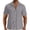 Gray, variant on Mens Short Sleeve Shirts, Men's Casual Button Down Shirts - Short Sleeve Summer Textured Beach Wrinkle-Free Shirts