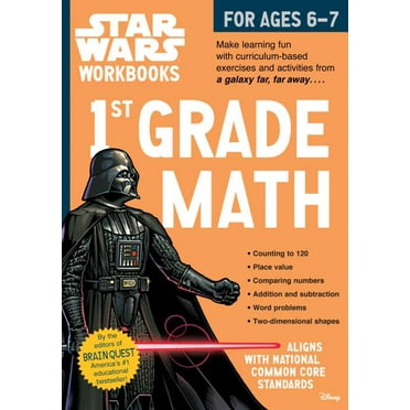 star wars workbook 2nd grade math paperback walmart com