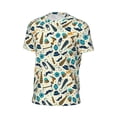 thumbnail image 6 of Wukai Fathers day Print Men's Short-Sleeved Mesh T-Shirt,Quick-Dry Short Sleeve Workout T-Shirt-Large, 6 of 8