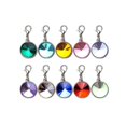 thumbnail image 4 of 20 Pcs Colorful Natural Crystal Alloy Pendant Charms for DIY Jewelry Making – Round Stone Lobster Buckle Accessories for Necklaces, Bracelets, 4 of 5