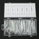 thumbnail image 4 of 144Pcs Cotter Pin Assortment Set Kit Iron Industrial Supplies Fastener Manual Tools, 4 of 5