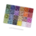 thumbnail image 1 of Cuentas espaciadoras Sunnimix de 9600 piezas para collares de pulsera de bricolaje con caja de almacenamiento, 1 of 8