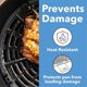 thumbnail image 2 of For Instant 6QT Air Fryer Replacement Grill Tray Protector Feet Mesh Tray Prevents Tray and Basket Damage, 2 of 5