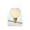 thumbnail image 4 of Living District Collier 5 Light Satin Gold and Frosted White Glass Wall Sconce, 4 of 8