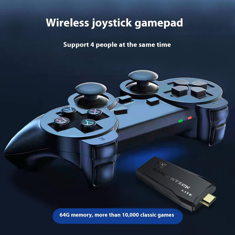 Console De Jeux Rétro M15 Avec 20000+ Jeux - 2 Manettes Sans Fil, HDMI Pour TV - 64 Go, Multilingue - Cadeau Idéal Famille, Adultes, Enfants - 3