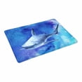 thumbnail image 2 of MKHERT Watercolor Sea Life Blue Shark Doormat Rug Home Decor Floor Mat Bath Mat 23.6x15.7 inch, 2 of 3