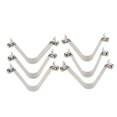 thumbnail image 1 of Tignapoo Pinces à Pagaie de Kayak Durables 8MM à Double Extrémité - Ensemble de 6 Pinces à Ressort en Acier pour Tubes Ronds Ou Carrés, Résistantes à l'Élasticité et Fiables, 1 of 6