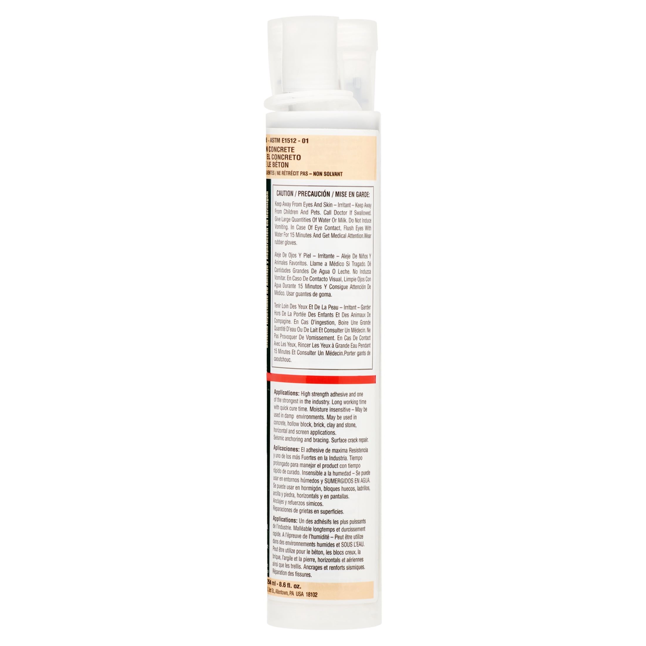 Duct Tape, Glues & Epoxy: PC Products Adhesives & Fillers PC Concrete 9 oz. Epoxy 072561