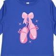 thumbnail image 4 of Inktastic Ballerina Pink Ballet Slippers Girls Long Sleeve Toddler T-Shirt, 4 of 5