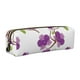 thumbnail image 1 of Fotbe Orchids Flowers Estuche para Lápices de Cuero con Estampado, Estuche con Cremallera Resistente, Organizador Compacto y Elegante para Papelería, 1 of 7