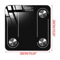 thumbnail image 2 of AZXY Scales for Weight,Body Composition Scales on Clearance,Body Fat Scale,Smart Digital Bathroom Body Scales with Bluetooth 500lbs,black, 2 of 9