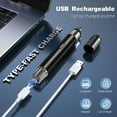 thumbnail image 3 of FETERVIC Nose Hair Trimmer for Men Women, Professional Painless USB Rechargeable Ear Nose Beard Hair Remover, 3 Cutter Head, 3 of 10