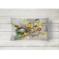 thumbnail image 2 of Carolines Treasures JMK1024PW1216 Spring Birds Canvas Fabric Decorative Pillow, 2 of 3