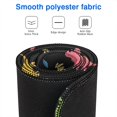 thumbnail image 3 of Long Mouse Pads for Desk,Colorful Dinosaur on Black Pattern Desk Mats on Top Of Desks, Desk Mouse Pad Extra Large with 3mm Non-Slip Base and Stitched Edge for Gaming,Office,Work,Home 47.3"x23.6", 3 of 6
