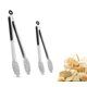 thumbnail image 3 of Juego de pinzas de cocina de acero inoxidable - 9", pinzas metálicas para alimentos con cierre antideslizantes, 3 of 5