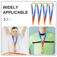 thumbnail image 3 of EXHUMKY 4Ud Lanyards Para Con Clips En Tela Multicolor Para Ceremonias Y Competencias, 3 of 8