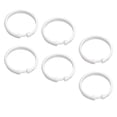 thumbnail image 4 of MasteelfCA 36 Pcs Crochets de Rideau de Douche Ronds Anneaux de Douche pour Rideau, 4 of 8
