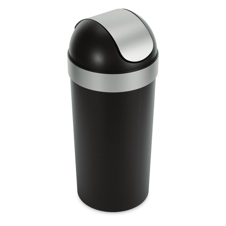 Umbra Venti 16-Gallon Swing Top Kitchen Trash Can – Large, 35-inch Tall  Garbage