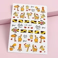 thumbnail image 4 of Kokovifyves Nail Care Cute Self-adhesive Giraffe DIY Nail Sticker Manual Wearing, 4 of 9