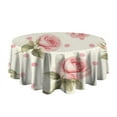 thumbnail image 5 of Pioneer Flower Round Tablecloth 60" X 60",Wrinkle Wipeable Table Cloth for Kitchen Dining Room Picnic Patio Party, 5 of 6