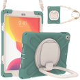 thumbnail image 1 of Funda con soporte de anillo ajustable para iPad de 9,7 pulgadas (2018) con correa para el hombro, gran soporte de anillo ajustable, protección contra golpes., 1 of 5