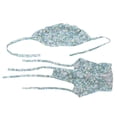 thumbnail image 3 of Vestido a prueba de sol para mascotas, traje de falda de princesa Floral con tirantes a la moda con sombrero para perros y gatos, 3 of 8