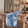 thumbnail image 2 of Table Runners 120 Inches Long Dress Scarves, Modern Blue Farmhouse Coffee/Dining/Kitchen Table Runner for Living Room, Vintage Abstract Art Contemporary 13x120 Inch, 2 of 9