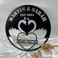 thumbnail image 3 of Craftnamesign Swan Couple Metal Sign LED Light, Custom Couple Name Sign, Couple Gifts, 3 of 4