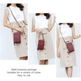 thumbnail image 6 of Small Crossbody Cell Phone Purse for Women, Mini Messenger Shoulder Handbag Wallet with Credit Card Slots, 6 of 6