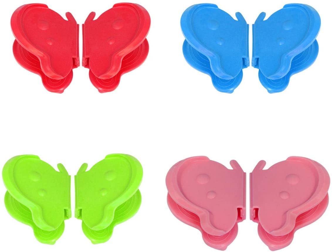 Adorable Butterfly-Shaped Silicone Anti-Scald Device Kitchen Tool Gadget Random 