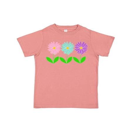 

Inktastic 3 Cute Pastel Daisy Flowers Gift Toddler Boy or Toddler Girl T-Shirt