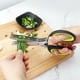 thumbnail image 5 of Tijeras para hierbas GOURMEO - Tijeras de acero inoxidable con múltiples hojas para cortar verduras, cebollinos, hierbas y más - Tijeras para hierbas con sistema de 5 hojas con estuche y peine de, 5 of 5