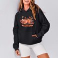 thumbnail image 3 of Gibobby Sudadera con capucha mujer, Sudaderas para mujer, sudadera corta de forro polar de otoño(Negro,XG), 3 of 5