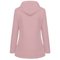 thumbnail image 4 of WTOBBY Jacket Women Plus Size Packable Lightweight Waterproof Raincoats With Hood for Winter Coat, Ideal for Outdoor Sports and Sun Protection,Pink XL, 4 of 5