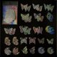 thumbnail image 2 of 100 Pegatinas de Mariposas con Purpurina Holográfica, Calcomanías Decorativas Transparentes Impermeables de Mariposas Vintage, 2 of 5