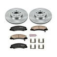 thumbnail image 3 of Power Stop Front Stock Replacement Brake Pad and Rotor Kit KOE4654, 3 of 8