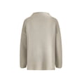 thumbnail image 3 of Qmyliery Women Winter Ribbed Sweater, Adults Casual Solid Color Long Sleeve Round Neck Knitwear Gift, 3 of 8