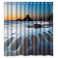 thumbnail image 1 of ABPHQTO Sol en la Playa Cortina de Ducha Cortina de Ducha Impermeable 160x180 cm, 1 of 2