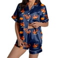 thumbnail image 2 of Bamboo Pajama Sets for Women – Cooling Sleepwear, Eco-Friendly Lounge Sets for Summer Ladies' Thanksgiving Turkey Print Pajama Shorts Set 2024, 2 of 5