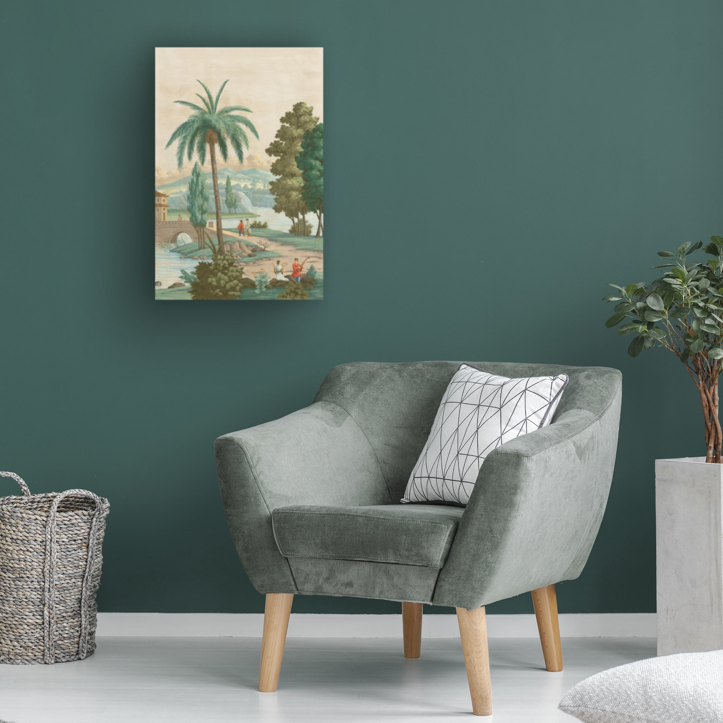 Paul Montgomery 'Palm Paysage I' Canvas Art