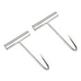 thumbnail image 5 of WEAVILUX T-Shaped Meat Hanger Hooks with Short Handle, , 2 Pieces for and Kitchen Use, 5 of 8