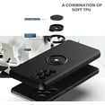 thumbnail image 5 of Simple Fashion Soft Silicone Back Ring Phone case Holder car Magnetic Shockproof Back Cover for Samsung Galaxy A21S A50S A30S A20S A10 M53 M62 M51 M31S(Light Pink,Samsung M51), 5 of 8
