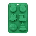 thumbnail image 3 of LPSSTORE Christmas Silicone Set Christmas Tree Man Snowflake Cookie & Candy for Holiday Baking, 3 of 3