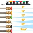 thumbnail image 4 of Pressure Washer Tips Set with 7 Nozzles and Holder 1/4 Inch Power Washer Accessories 4000 -Rinse Kit for Cleaning, 4 of 4