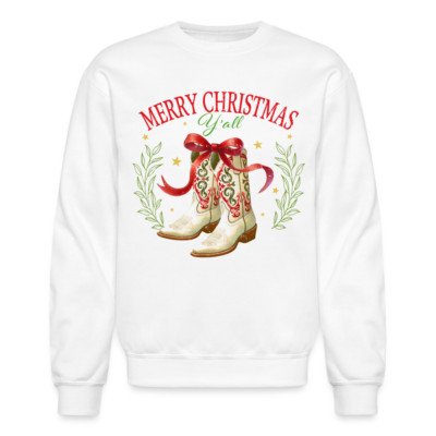 Velto Merry Happy Holiday Y'all Sweatshirt All Size S-5XL
