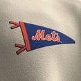 thumbnail image 4 of Unisex Fanatics  Tan New York Mets Spirit Jersey Fleece Crewneck Pennant Sweatshirt, 4 of 5