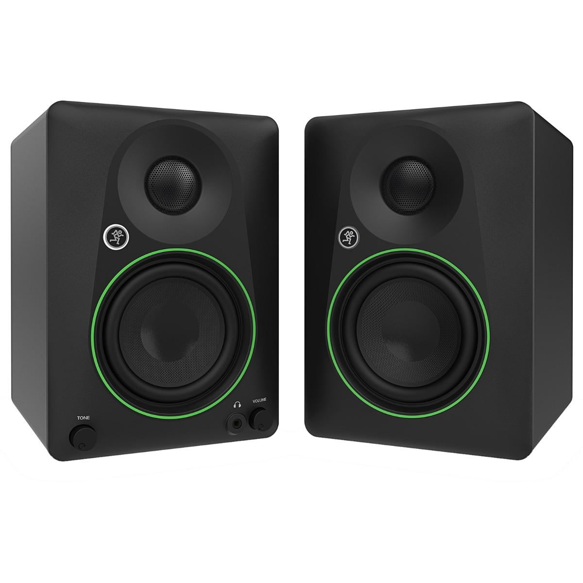 Mackie CR4.5 4.5" Powered Studio Monitors with Stands Package